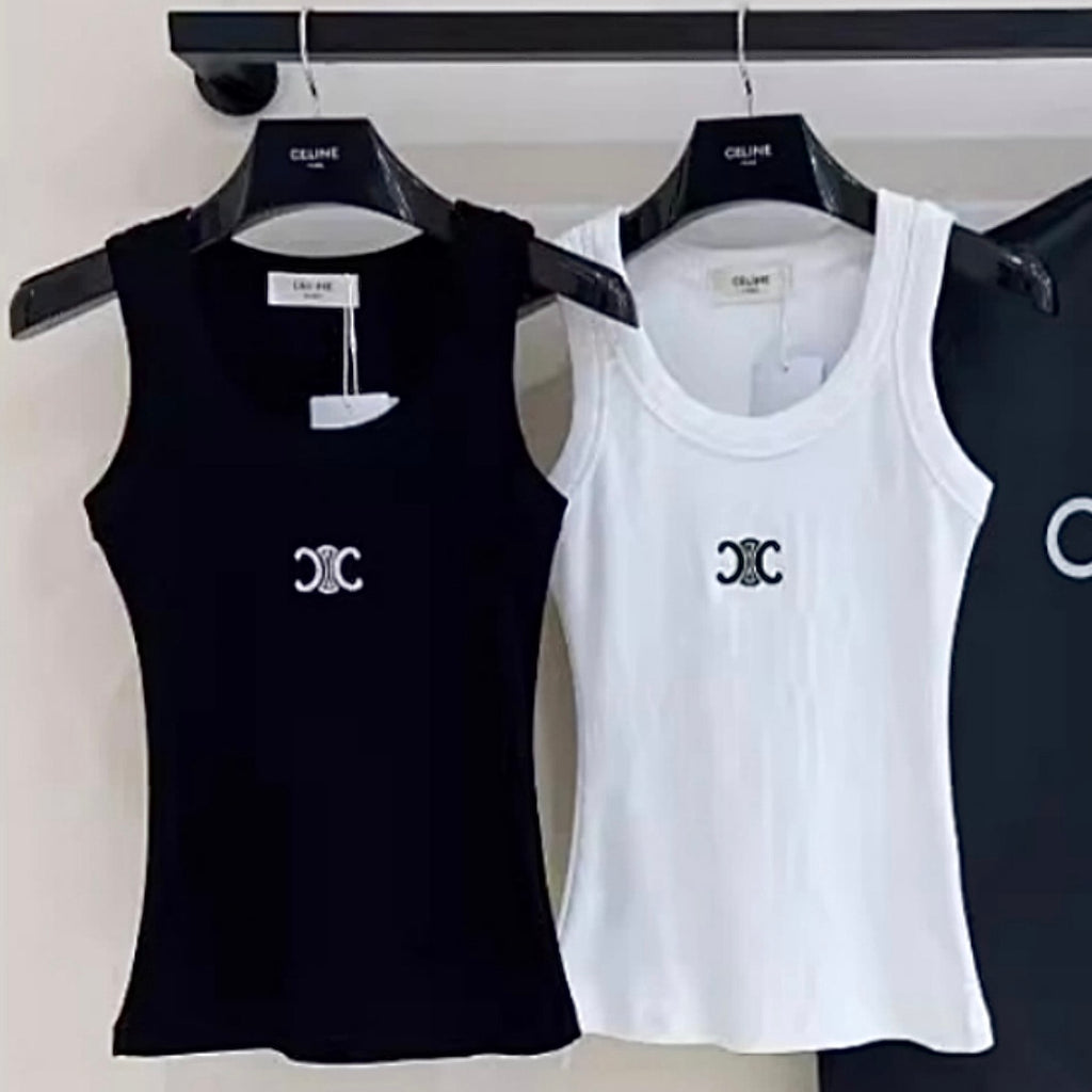 Tops black white