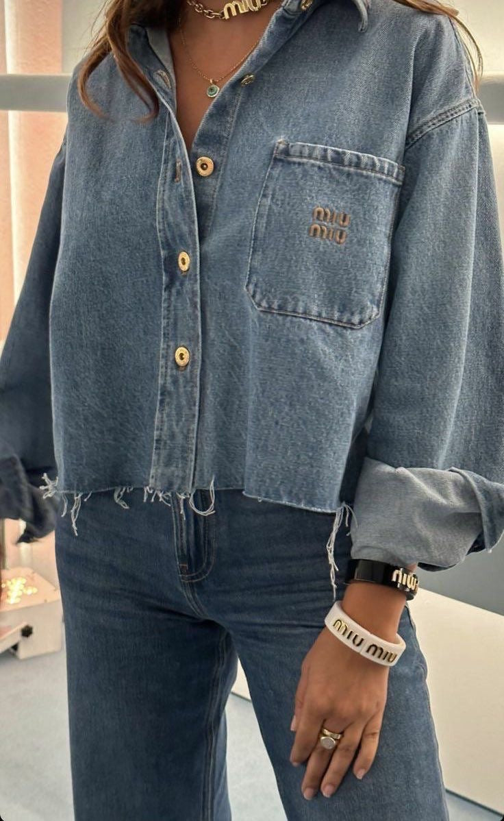 MIM jeans blouse
