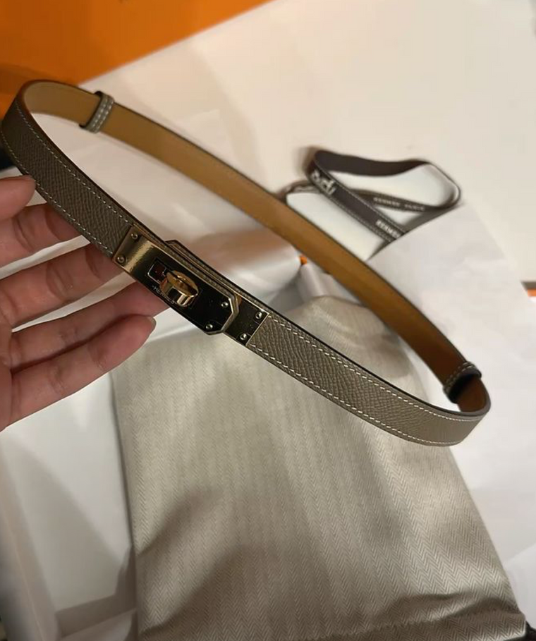 Kel belt khaki - gold