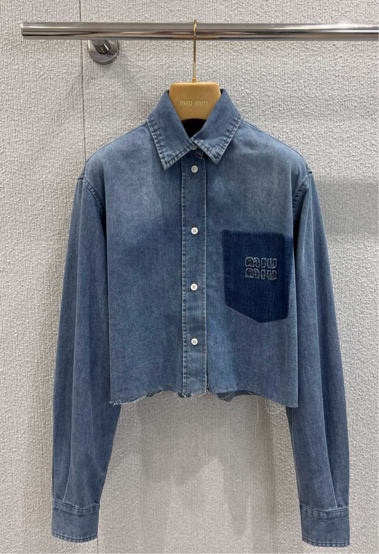 MM DENIM BLOUSE