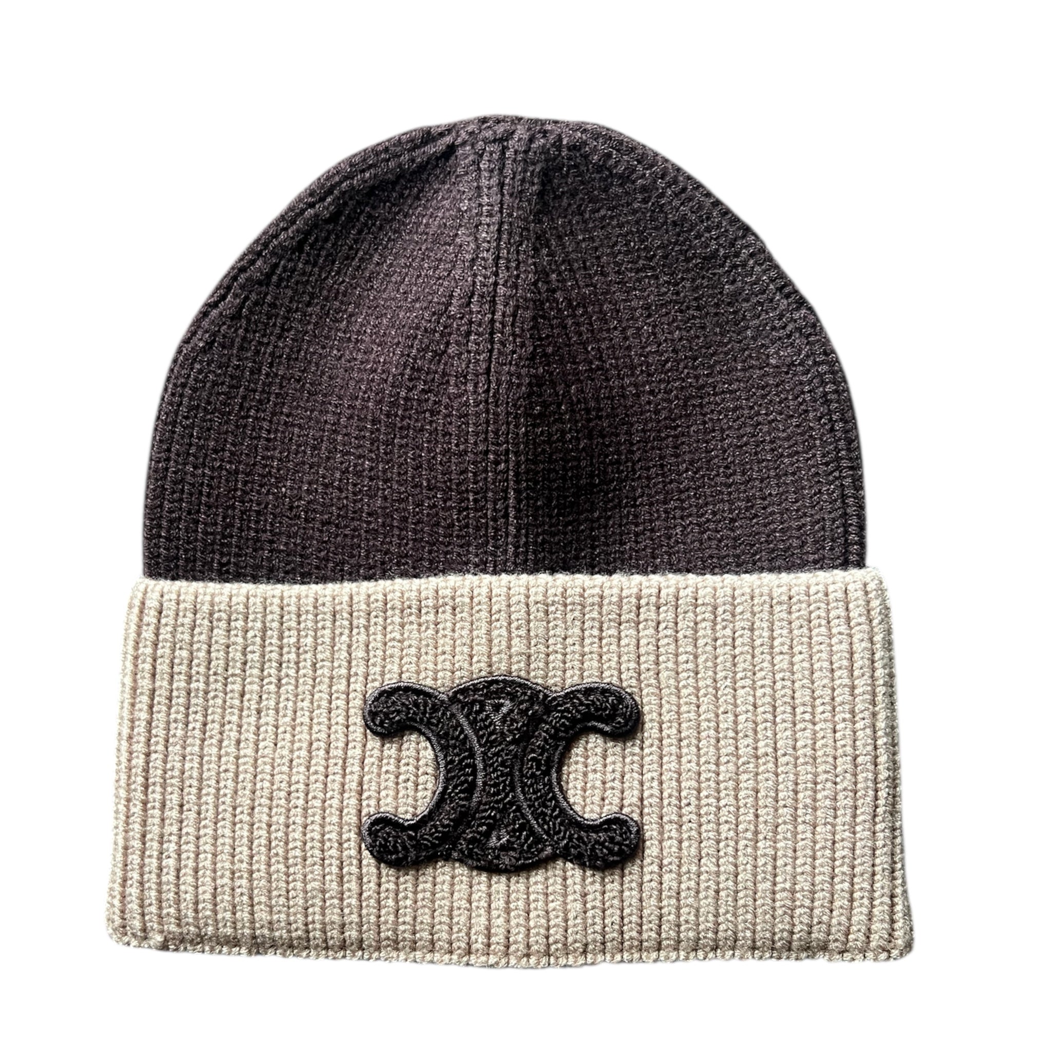 BEANIE CHOCO / OFFWHITE