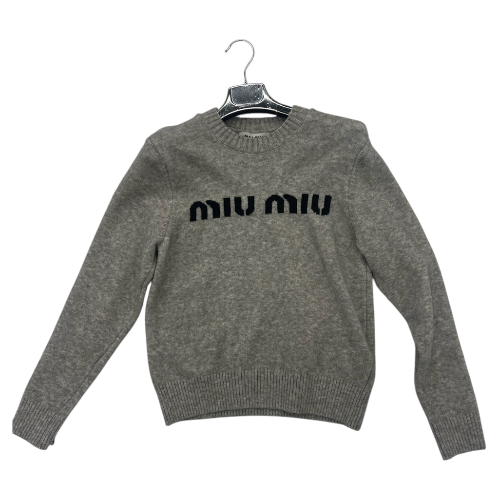 MIU GREY KNIT