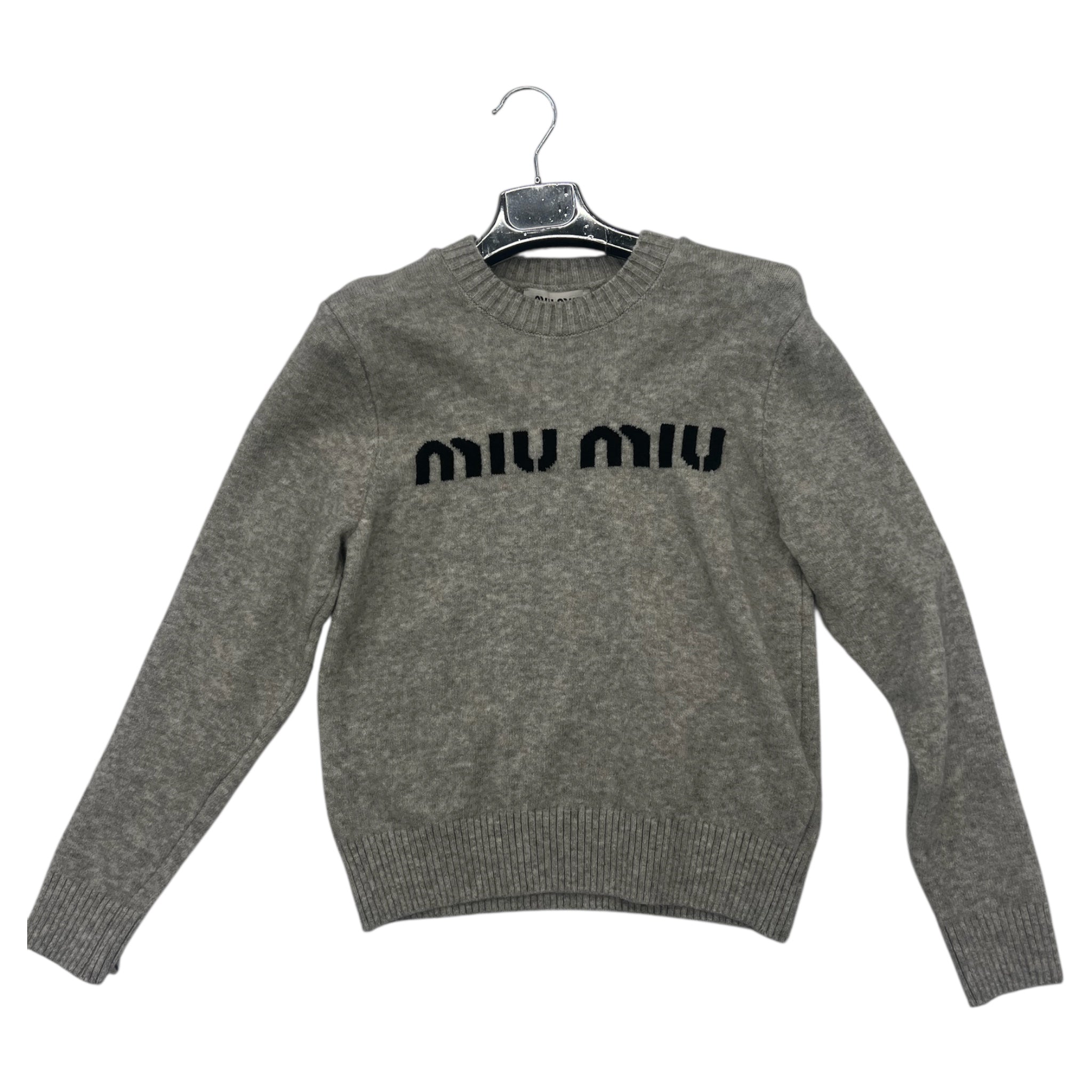 MIU GREY KNIT