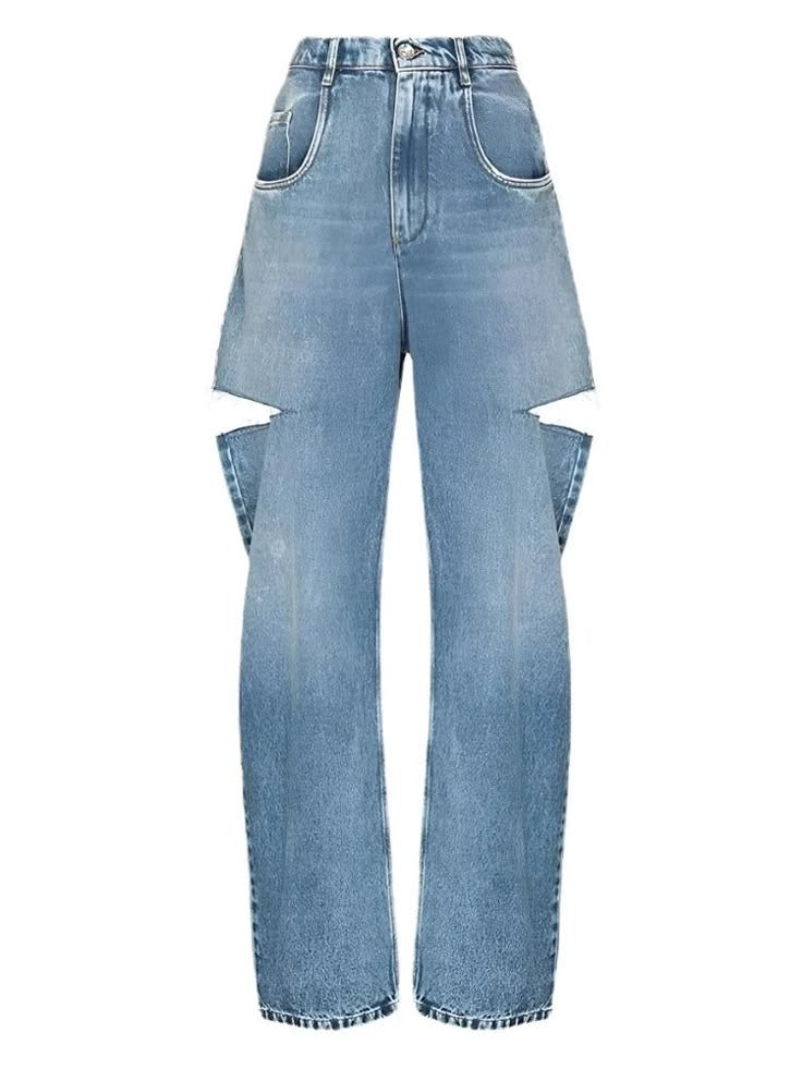 CUT OUT JEANS