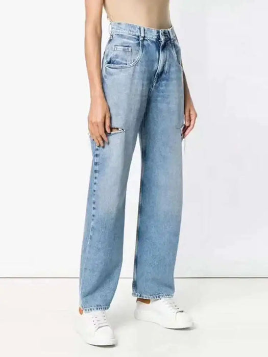 CUT OUT JEANS