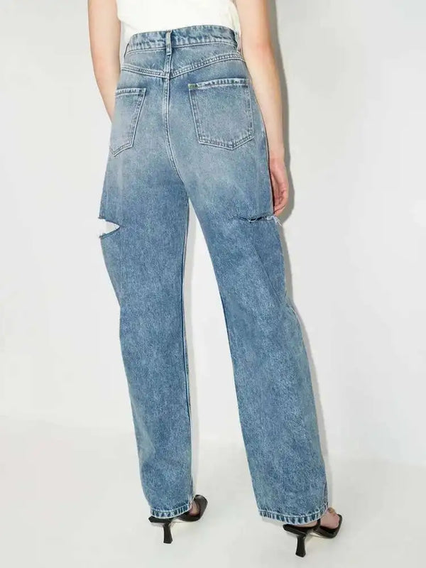 CUT OUT JEANS